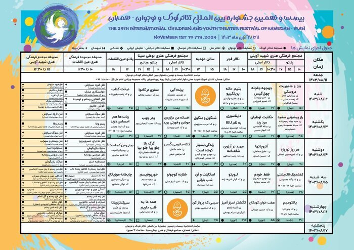اجرای ۱۵ نمایش در روز نخست جشنواره تئاتر کودک و نوجوان همدان