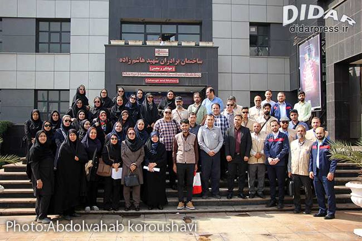 بازدید راویان پیشرفت از شرکت فولاد اکسین خوزستان