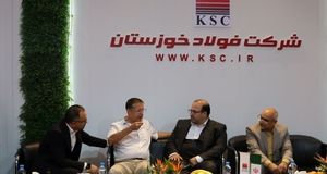 گزارش تصویری از غرفه فولاد خوزستان در نمایشگاه