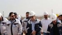 در سومین بازدید فروردین ماه دکتر رفیق دوست از مگا پروژه پتروشیمی پتروالفین فن آوران