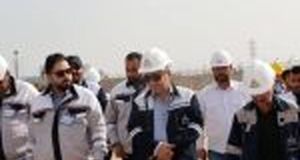 در سومین بازدید فروردین ماه دکتر رفیق دوست از مگا پروژه پتروشیمی پتروالفین فن آوران
