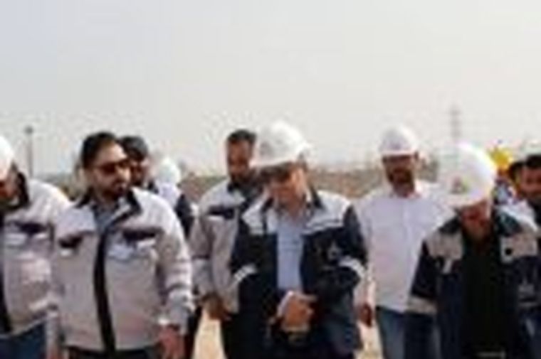 در سومین بازدید فروردین ماه دکتر رفیق دوست از مگا پروژه پتروشیمی پتروالفین فن آوران