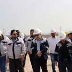 در سومین بازدید فروردین ماه دکتر رفیق دوست از مگا پروژه پتروشیمی پتروالفین فن آوران