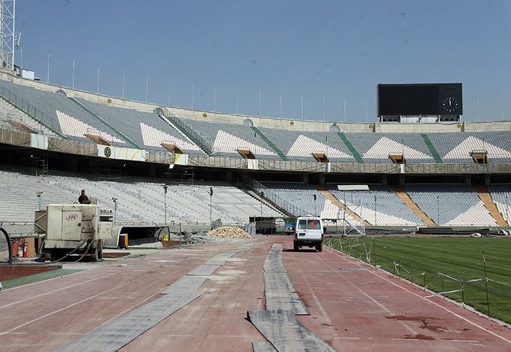 بازدید دادستان تهران از روند بازسازی ورزشگاه آزادی