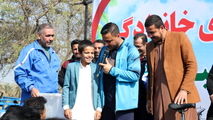 مراسم پیاده روی خانوادگی در شیبان برگزار شد